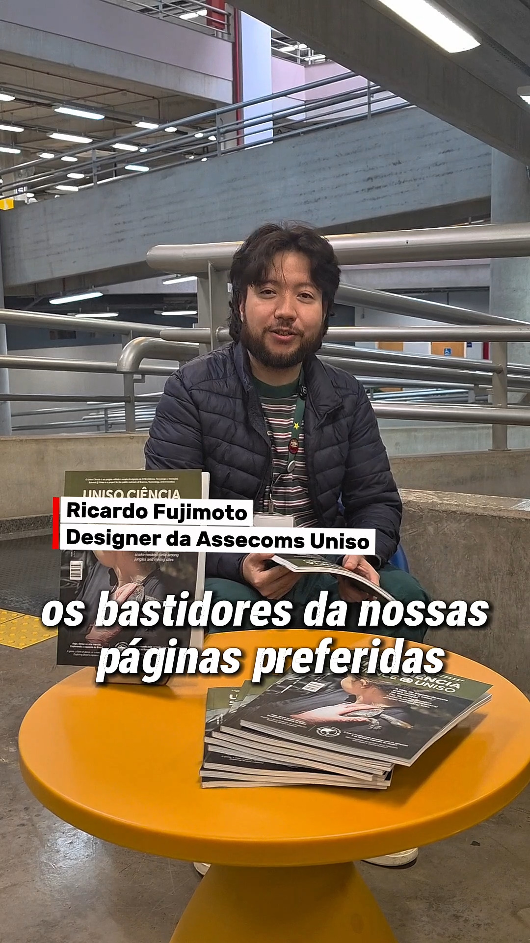 Uma amostra do processo de produção da revista Uniso Ciência.👀📖👨‍🎨

Nos bastidores de hoje, trazemos pra você um olhar por trás da criação da revista bilingue de divulgação científica da Uniso.

A gente mergulhou na mente do designer Ricardo Fujimoto para entender o processo criativo por trás das páginas mais icônicas da nova edição, publicada em junho. 🔎📖

Você pode conferir a versão digital completa, disponível no link da bio!

A Uniso é nota 5 no MEC! Confira no link da bio o cadastro da Instituição no Sistema e-MEC.

#Uniso #Vidauniversitária #Universidadedesorocaba #GraphicDesign #DesignGráfico #ProcessoCriativo