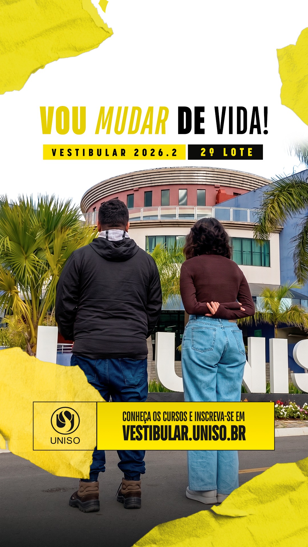 Pensando como você pode mudar de vida? 
A resposta é simples, vem pra Uniso! As inscrições para o 2º lote do Vestibular 2026.2 já estão abertas e seguem até 10 de agosto, com benefícios especiais na mensalidade durante todo o curso.

Escolha a graduação ideal para você e dê o primeiro passo para transformar o seu futuro!
Inscreva-se em vestibular.uniso.br ou pelo link da bio. 💙

A Uniso é nota 5 no MEC! Confira no link da bio o cadastro da Instituição no Sistema e-MEC.

#VestibularUniso #Uniso #VemPraUniso #VidaUniversitária #UniversidadeDeSorocaba #Nota5NoMEC