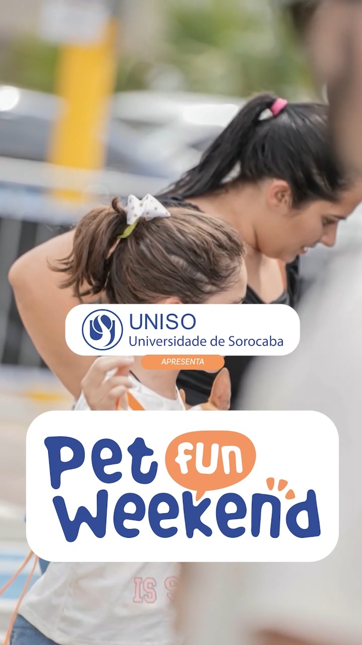 🐾💙 Prepare a família e os pets: o Petweekend Fun está chegando!

Nos dias 7 e 8 de novembro, a Uniso recebe mais uma edição do Petweekend Fun 2026, um evento gratuito para quem ama os animais e quer aproveitar momentos de lazer ao lado deles!

A programação tem diversão para todos: Caminhada Pet Guiada em meio às áreas verdes da Universidade, Arena Agility, Arena Kids, Feirinha Pet, música ao vivo, praça de alimentação e muito mais! 🐶🌳

E tem espaço para a solidariedade também! A ONG Lar Gatinhos Sorocaba estará presente recebendo doações de ração para felinos. 🐱❤️

📅 Data: 7 e 8 de novembro
⏰ Horário: das 9h às 15h
📍 Local: Cidade Universitária Prof. Aldo Vannucchi, Rod. Raposo Tavares, km 92,5
🎟️ Entrada gratuita!

🐕🐈 Chame a família, reúna os amigos e venha curtir um fim de semana especial com seu pet!

A Uniso é nota 5 no MEC! Confira no link da bio o cadastro da Instituição no Sistema e-MEC.
#PetweekendFun #PetWeekend #AmorPet #BemEstarAnimal #UniversidadeDeSorocaba